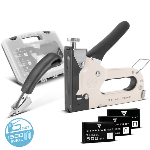 Stahlwerk handtacker set mit - set,