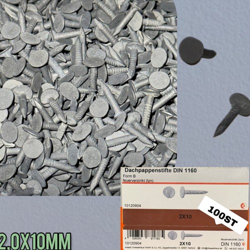 100 dachpappnägel - 100,
