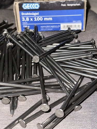 100 stahlnägel blank - 25,